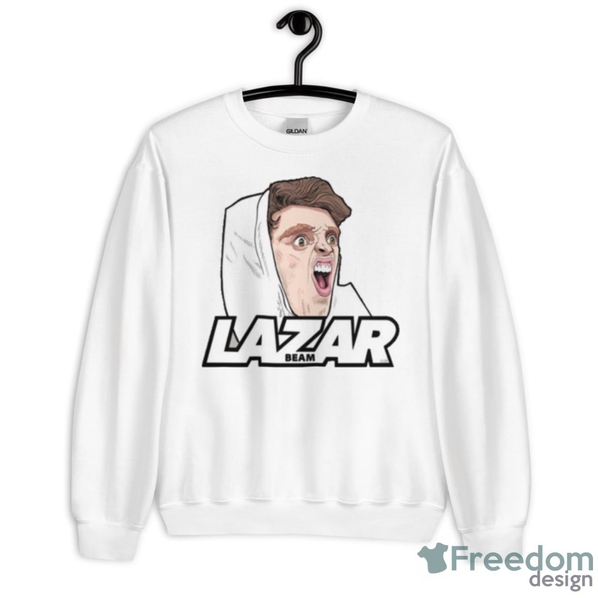 Lazar Silly Face Lazarbeam Shirt - Unisex Heavy Blend Crewneck Sweatshirt