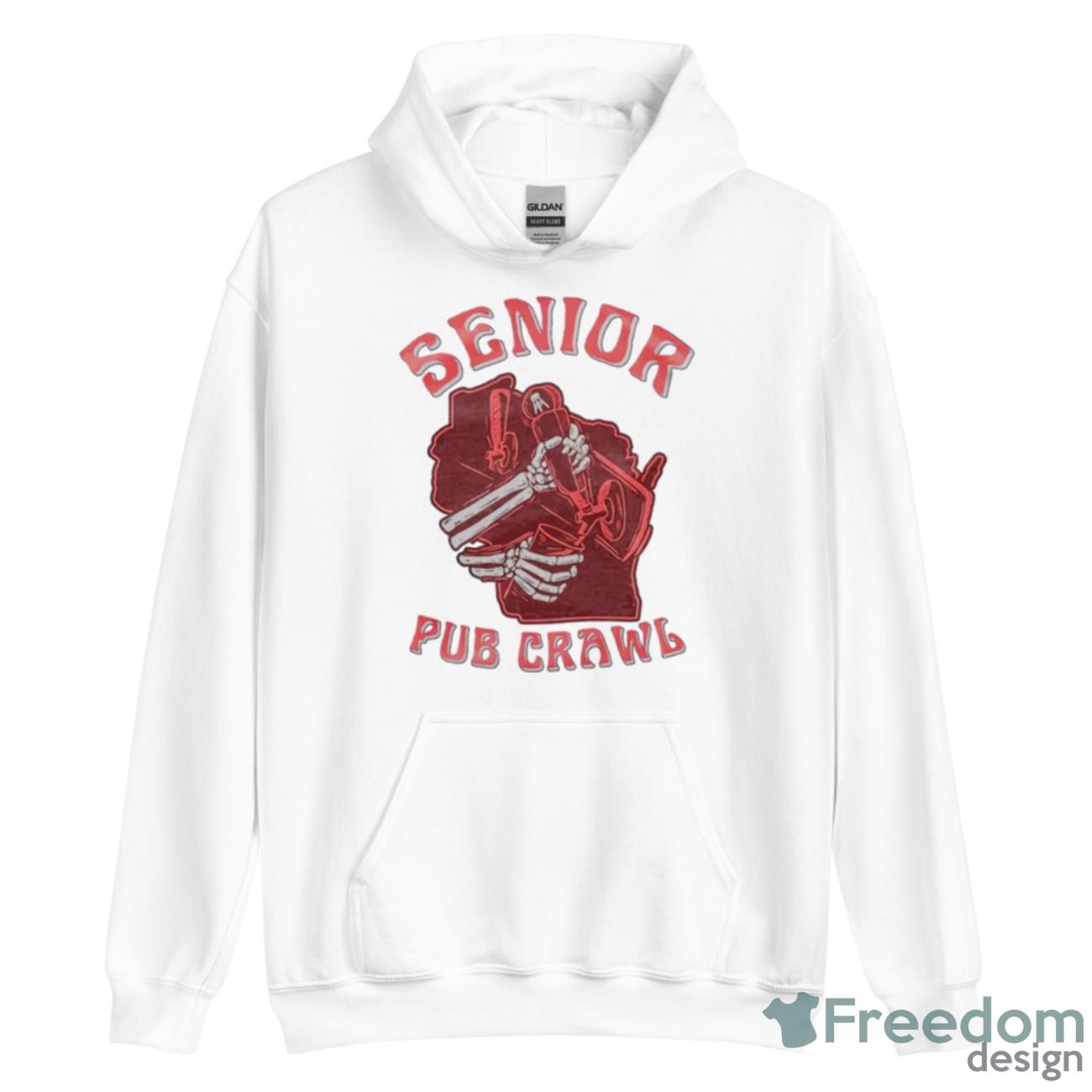 Lc Senior Pub Crawl 2023 Shirt - Unisex Heavy Blend Hooded Sweatshirt