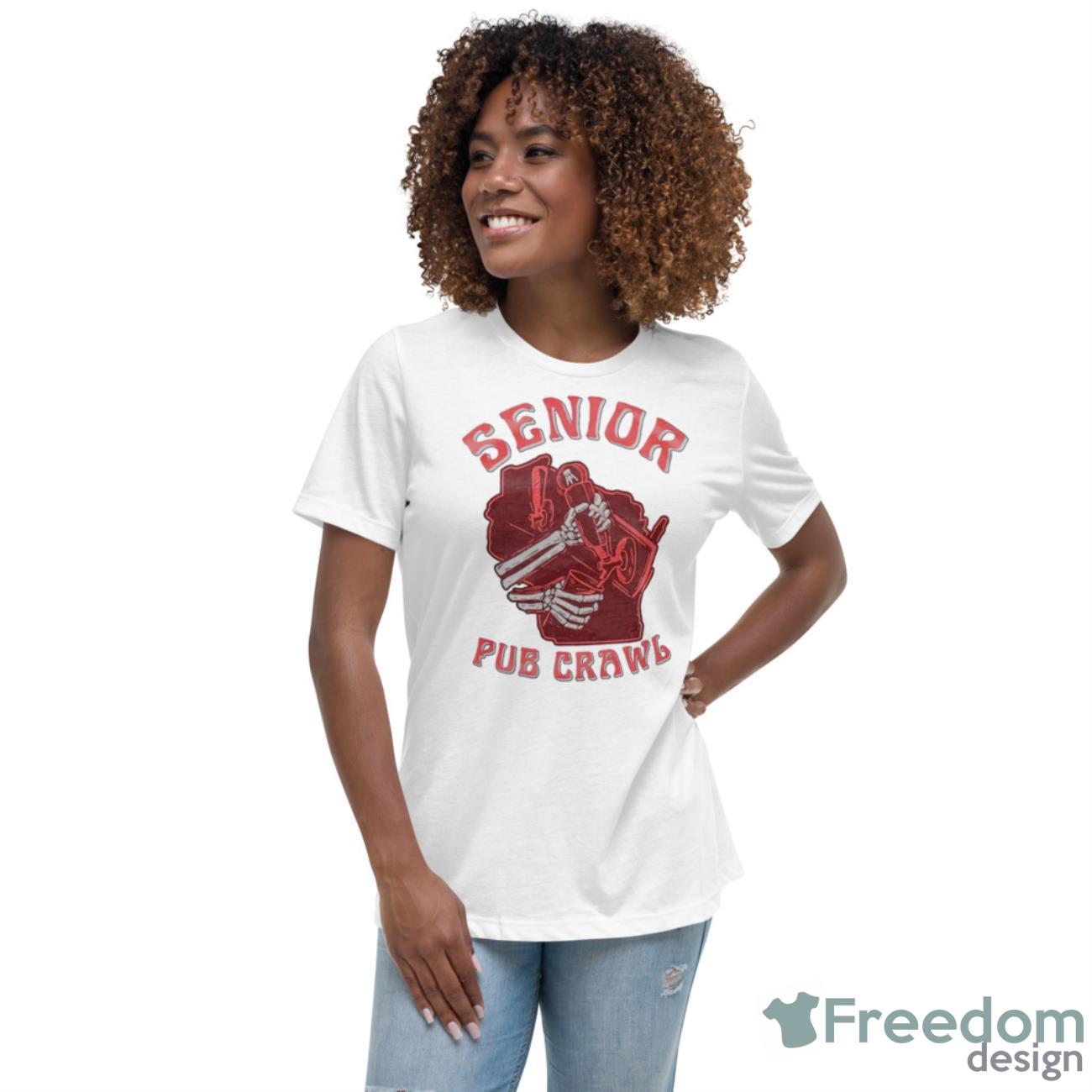 Lc Senior Pub Crawl 2023 Shirt - Womens Relaxed Short Sleeve Jersey Tee Lc Senior Pub Crawl 2023 Shirt - Womens Relaxed Short Sleeve Jersey Tee