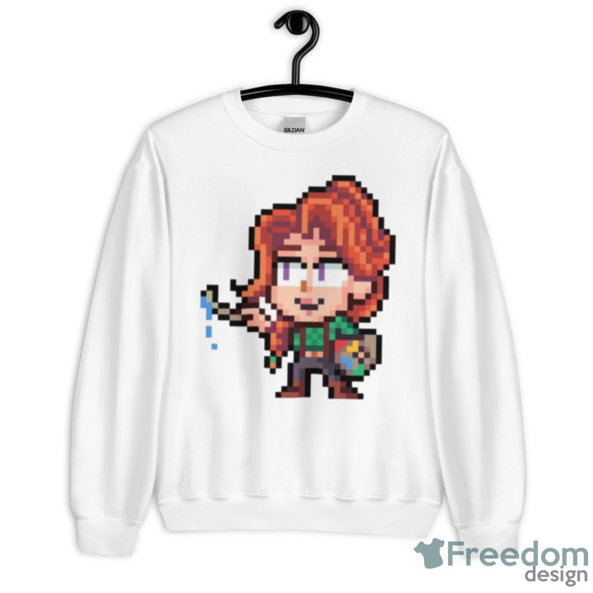 Leah Pixel Stardew Valley Shirt - Unisex Heavy Blend Crewneck Sweatshirt