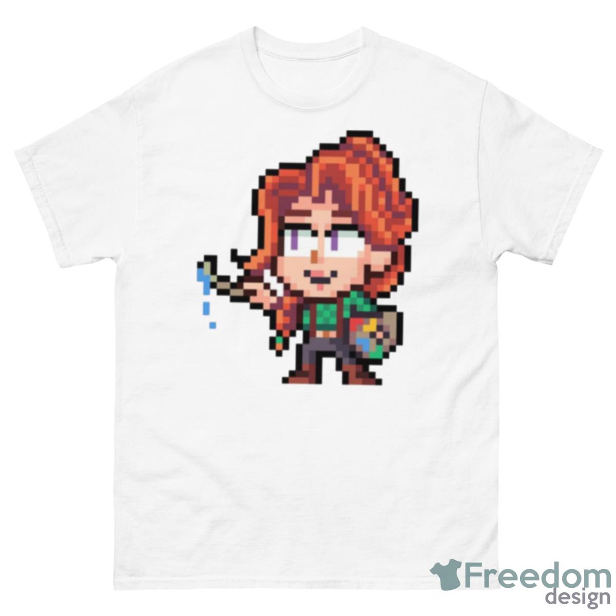 Leah Pixel Stardew Valley Shirt - 500 Men’s Classic Tee Gildan