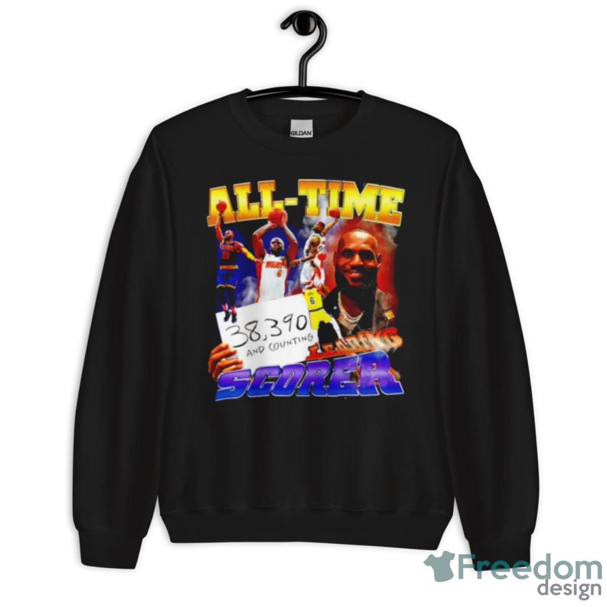 Lebron All Time Leading Scorer Shirt - Unisex Crewneck Sweatshirt