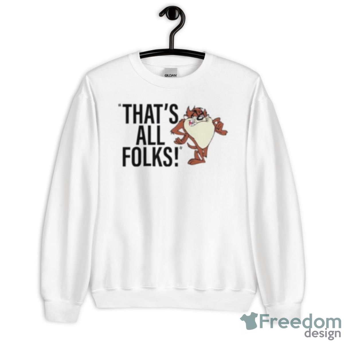 Legend Taz That’s All Folks Shirt - Unisex Heavy Blend Crewneck Sweatshirt