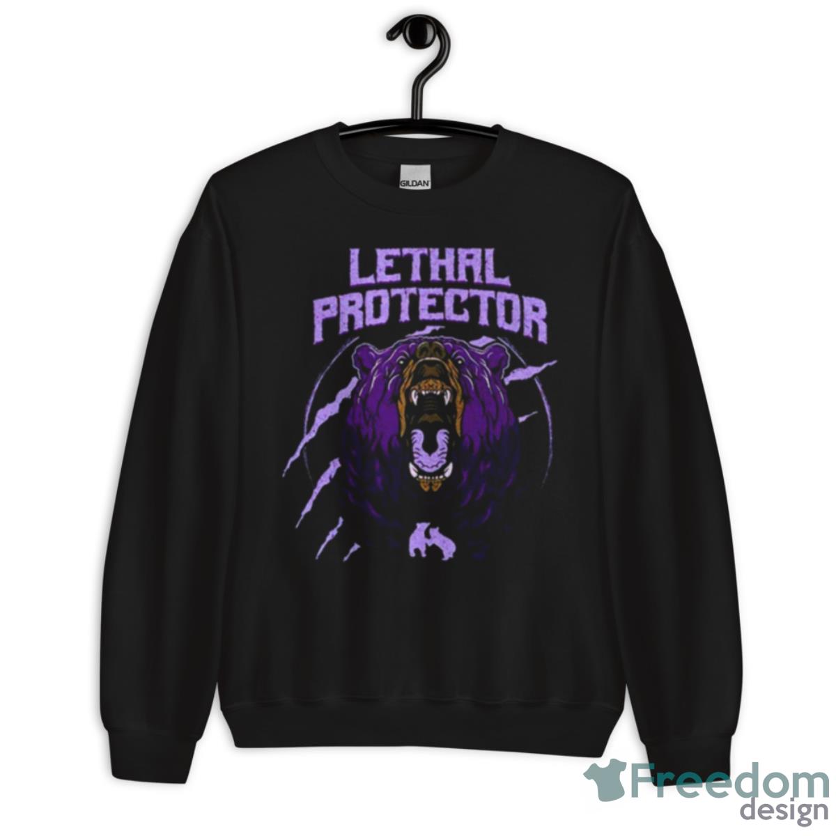 Lethal Protector Bear Shirt - Unisex Crewneck Sweatshirt