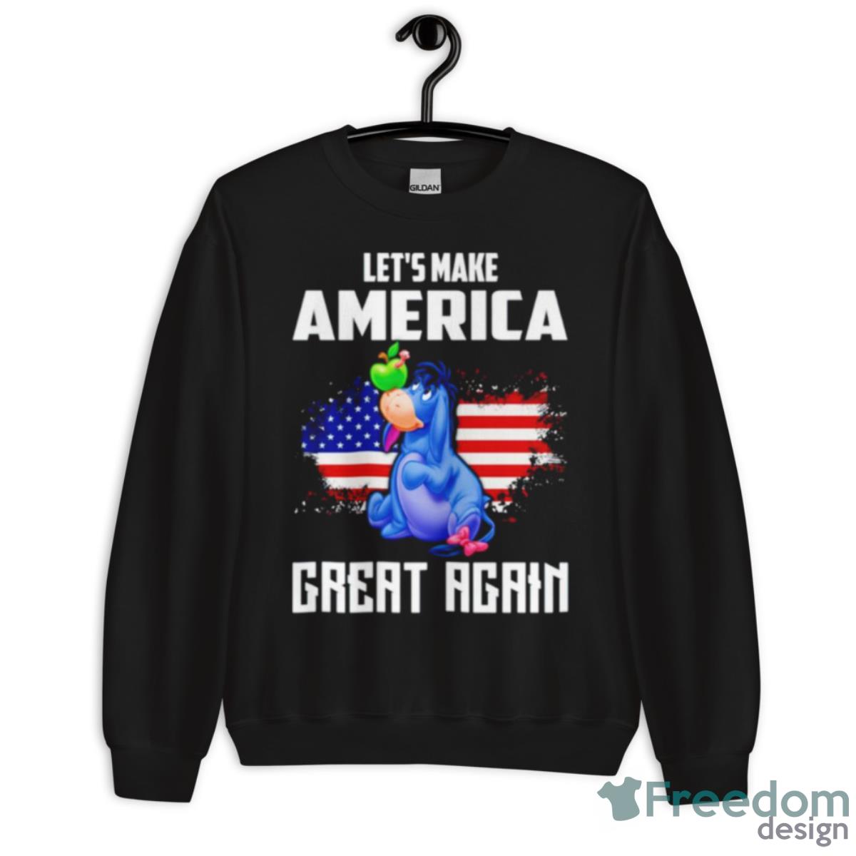 Let’s Make America Great Again Eeyore Shirt - Unisex Crewneck Sweatshirt