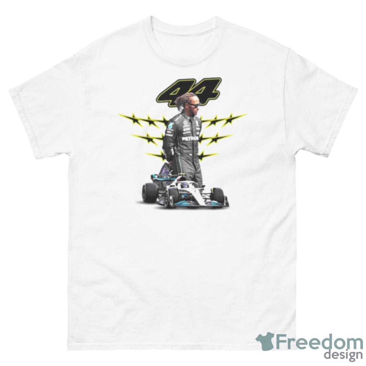 Lewis Hamilton 44 Racing Shirt - 500 Men’s Classic Tee Gildan