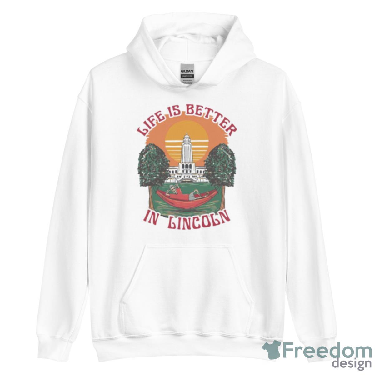 Life Is Better Lincoln Shirt - Unisex Heavy Blend Hooded Sweatshirt Life Is Better Lincoln Shirt - Unisex Heavy Blend Hooded Sweatshirt