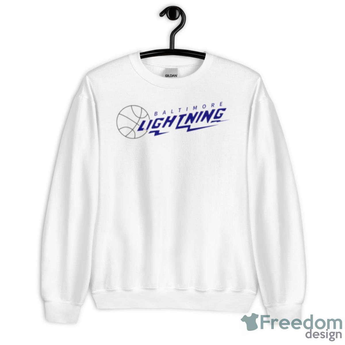 Lightning Cba Basketball 1985 Defunct Baltimore Shirt - Unisex Heavy Blend Crewneck Sweatshirt