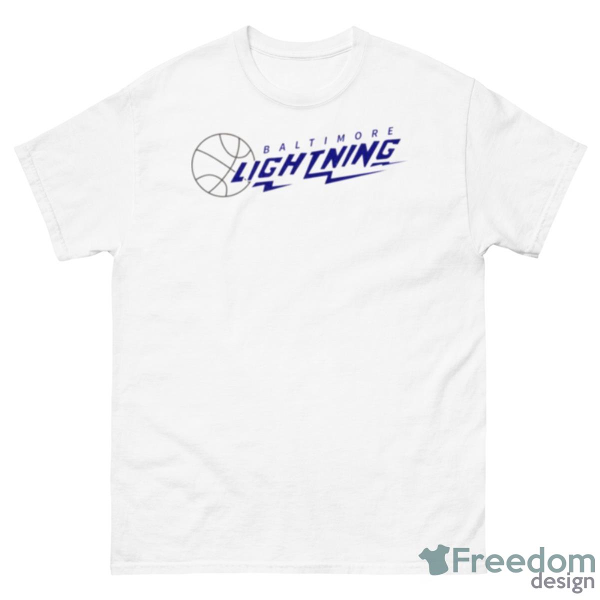 Lightning Cba Basketball 1985 Defunct Baltimore Shirt - 500 Men’s Classic Tee Gildan
