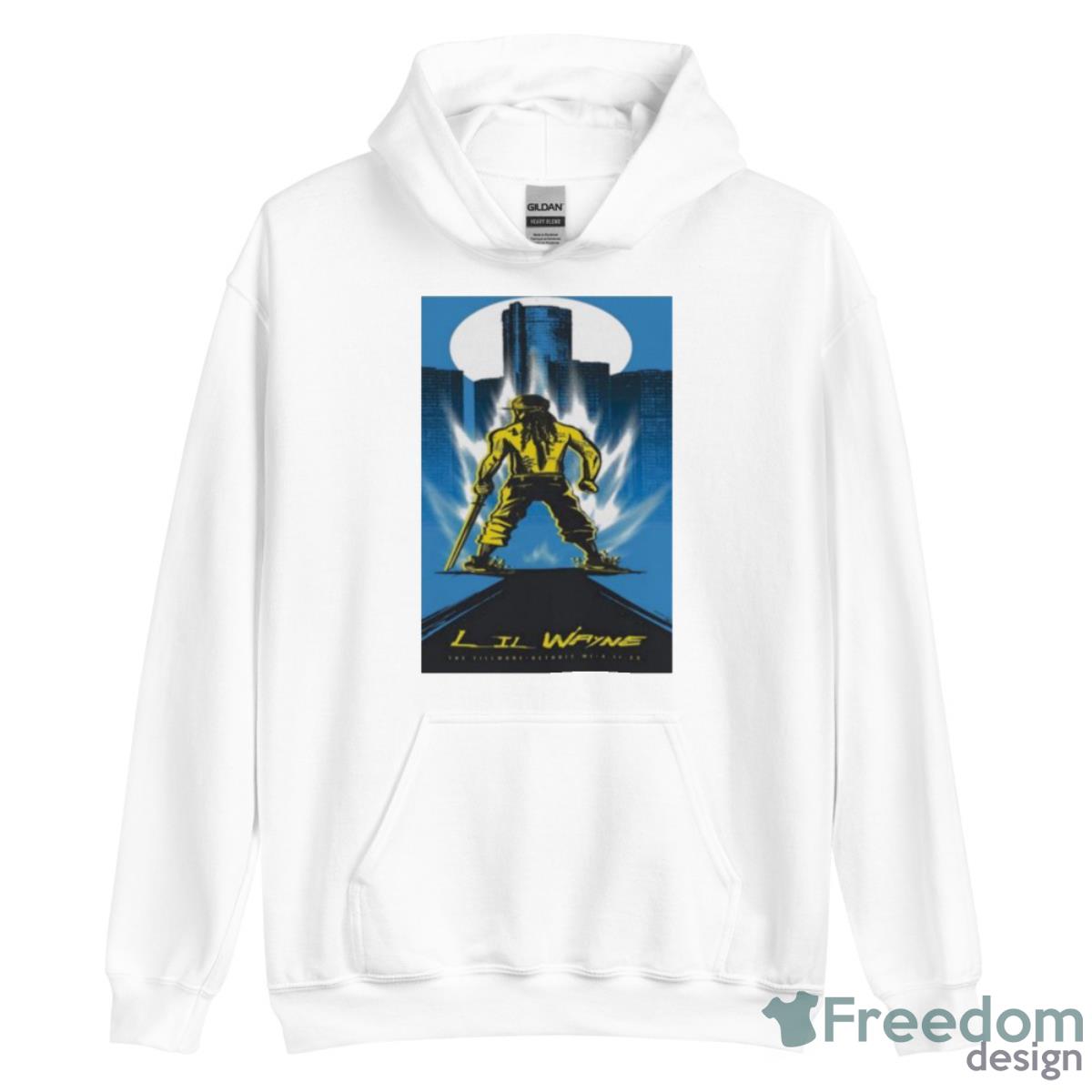 Lil Wayne April 11 2023 The Fillmore Detroit MI Poster Shirt - Unisex Heavy Blend Hooded Sweatshirt