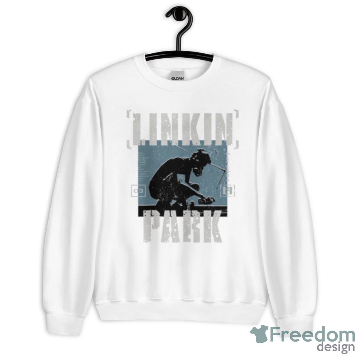 Linkin Park Meteora Spray Raglan Shirt - Unisex Heavy Blend Crewneck Sweatshirt