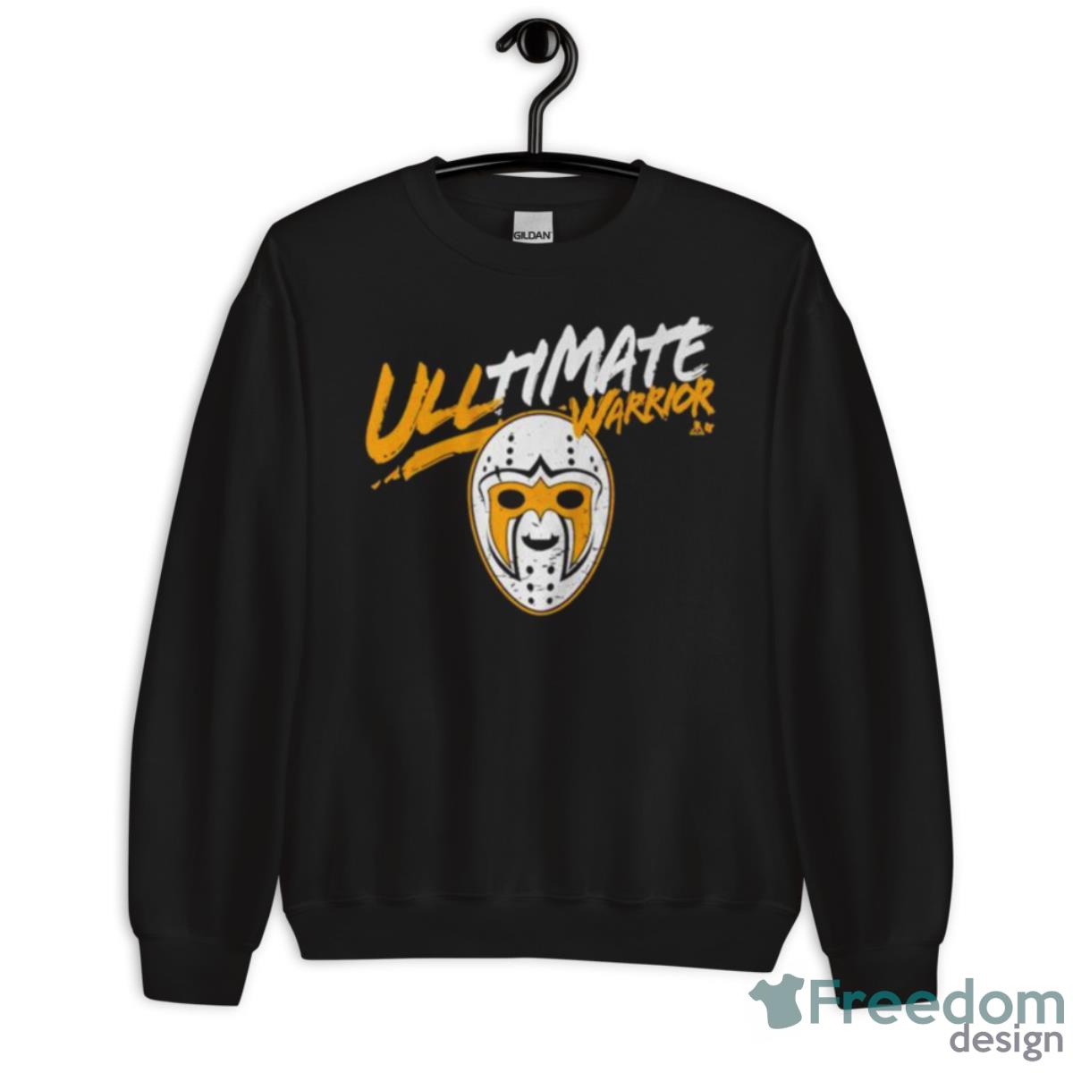 Linus Ullmark Ull Timate Warrior Boston Bruins Shirt - Unisex Crewneck Sweatshirt