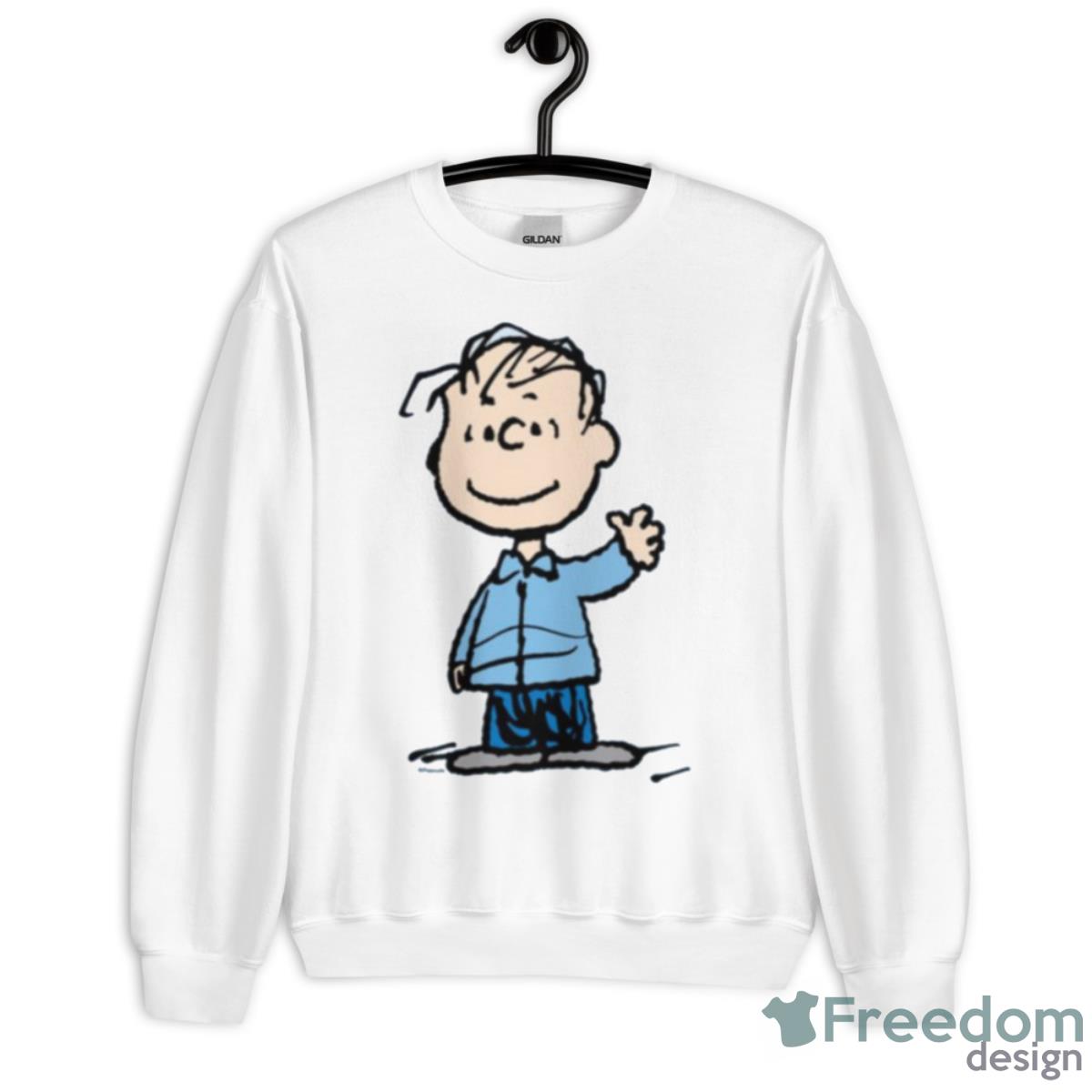 Linus Waving Peanuts Shirt - Unisex Heavy Blend Crewneck Sweatshirt
