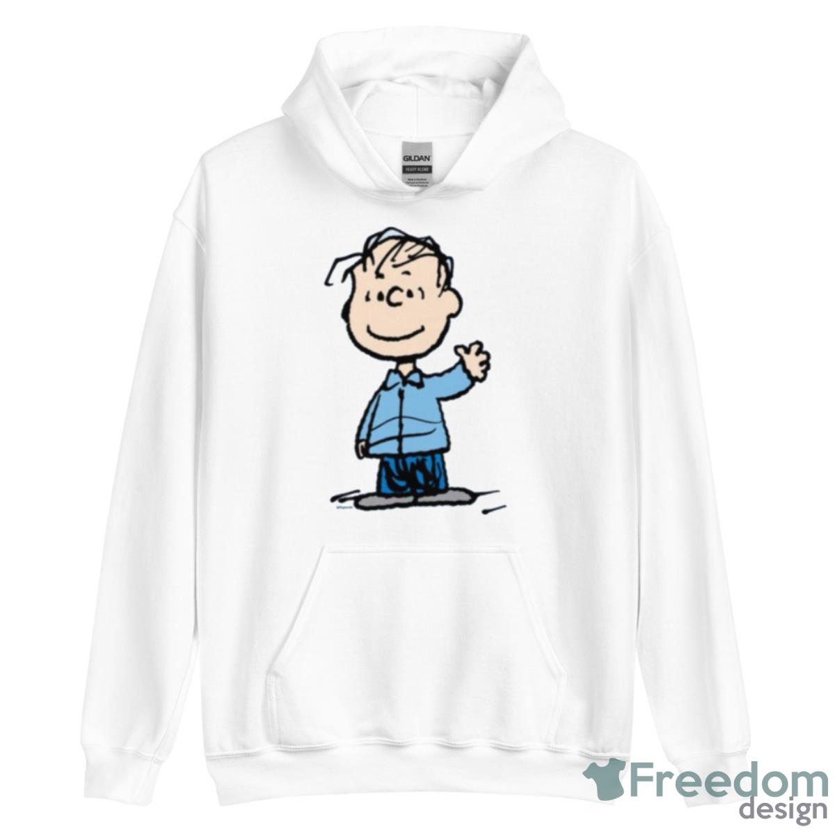 Linus Waving Peanuts Shirt - Unisex Heavy Blend Hooded Sweatshirt Linus Waving Peanuts Shirt - Unisex Heavy Blend Hooded Sweatshirt