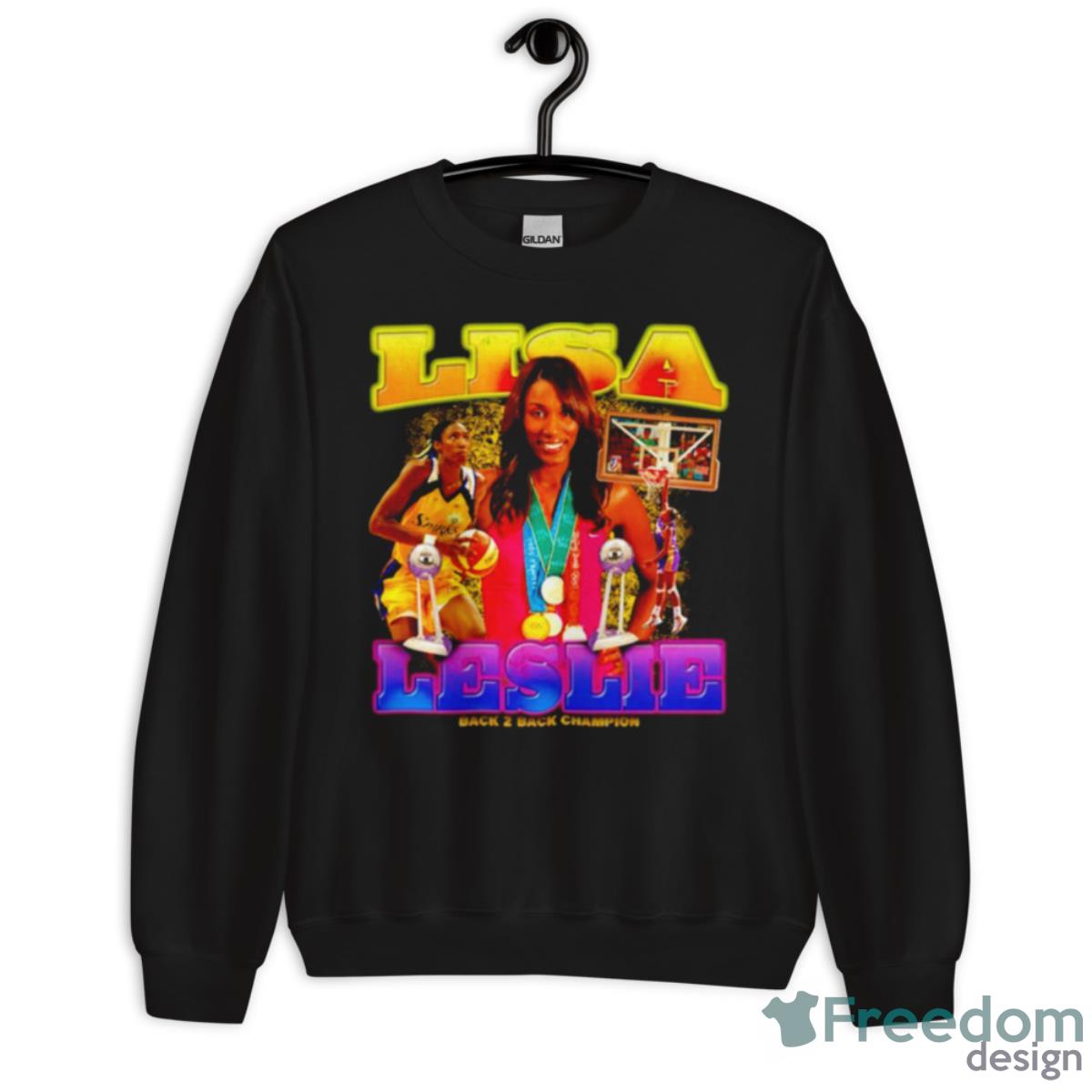 Lisa Leslie Back 2 Back Champions Shirt - Unisex Crewneck Sweatshirt