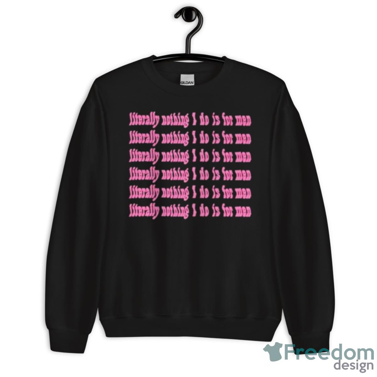 Literally Nothing Pink Ink Shirt - Unisex Crewneck Sweatshirt