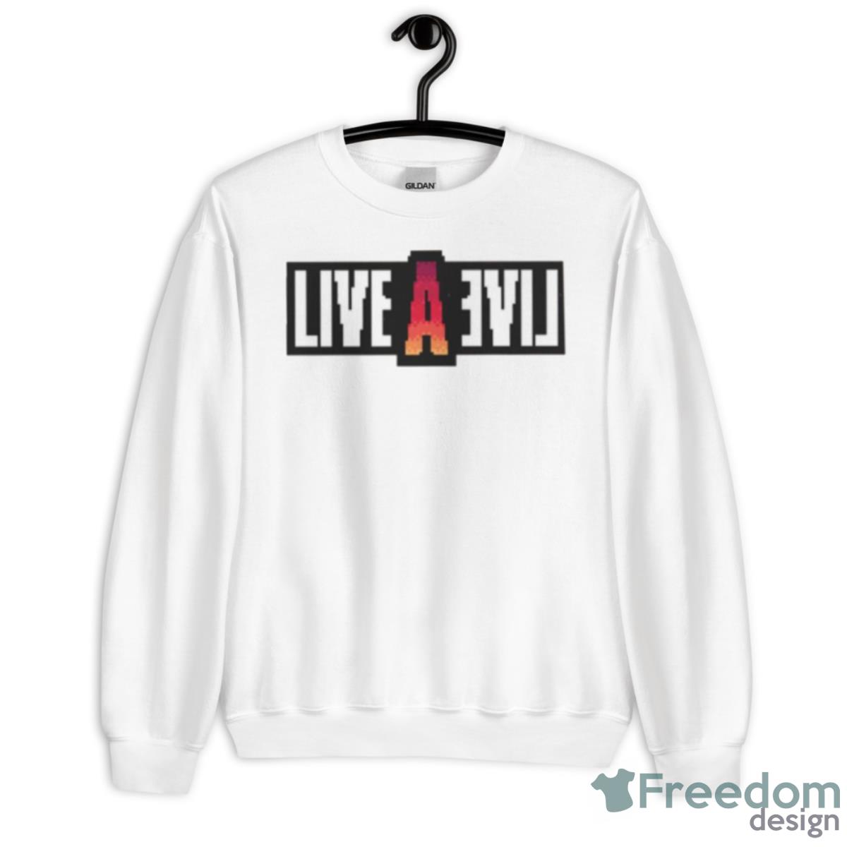Live A Live Pixel Art Logo Shirt - Unisex Heavy Blend Crewneck Sweatshirt