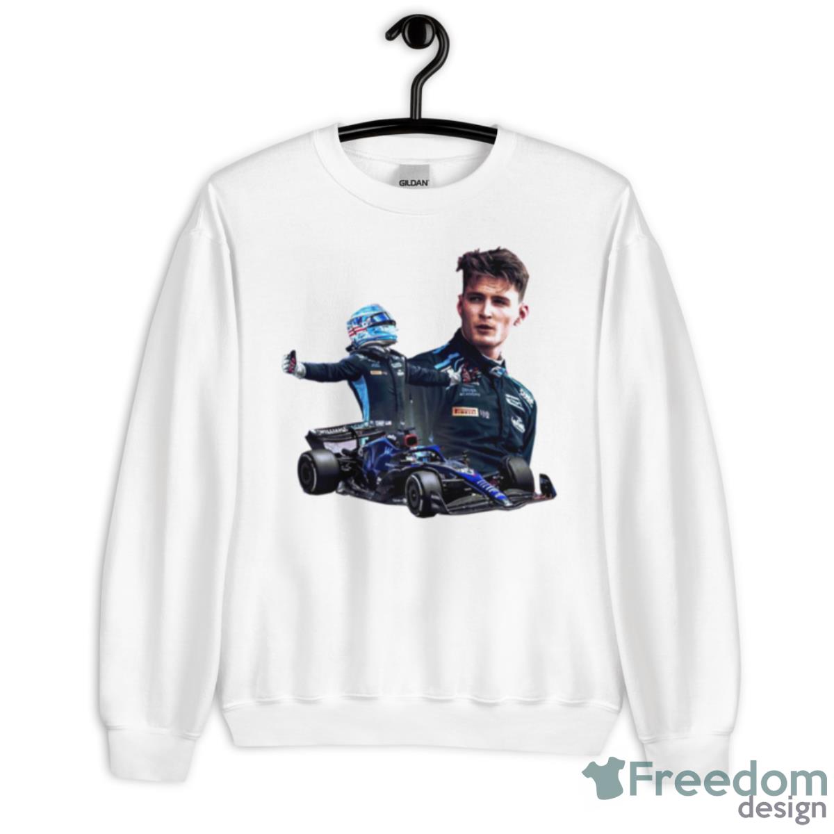 Logan Sargeant Illustration Formula One Shirt - Unisex Heavy Blend Crewneck Sweatshirt Logan Sargeant Illustration Formula One Shirt - Unisex Heavy Blend Crewneck Sweatshirt