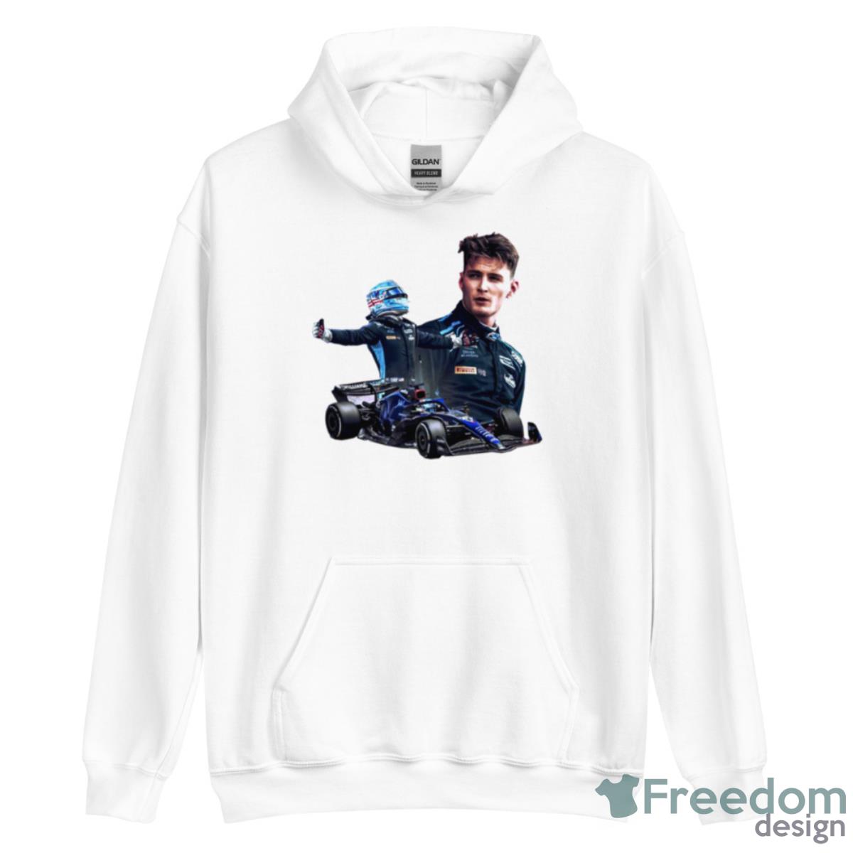 Logan Sargeant Illustration Formula One Shirt image Logan Sargeant Illustration Formula One Shirt - Unisex Heavy Blend Hooded Sweatshirt