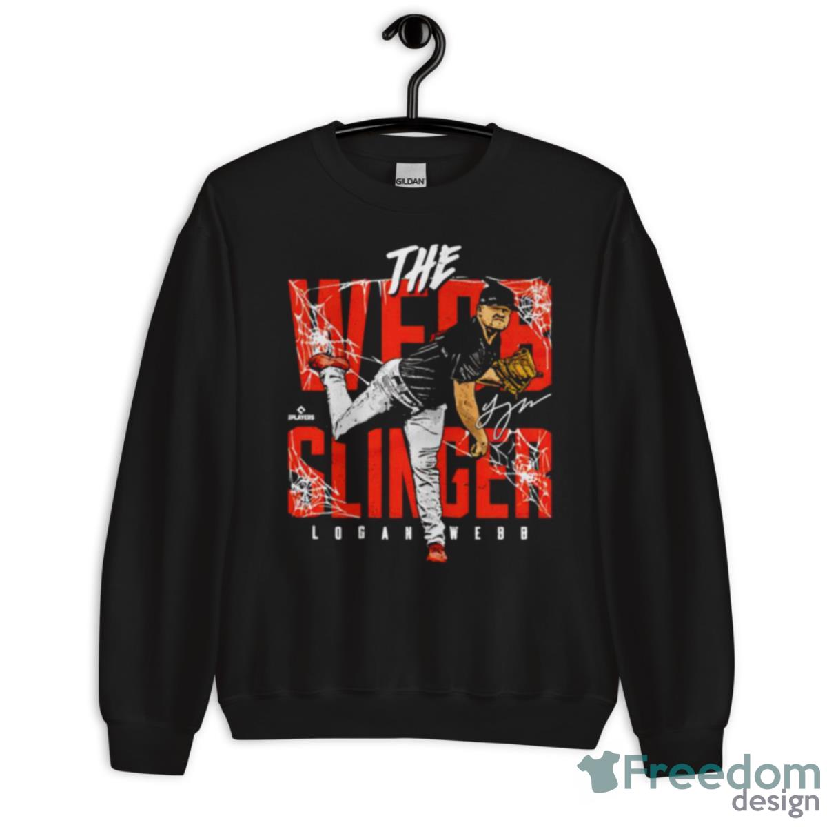 Logan Webb San Francisco Webb Slinger Shirt - Unisex Crewneck Sweatshirt