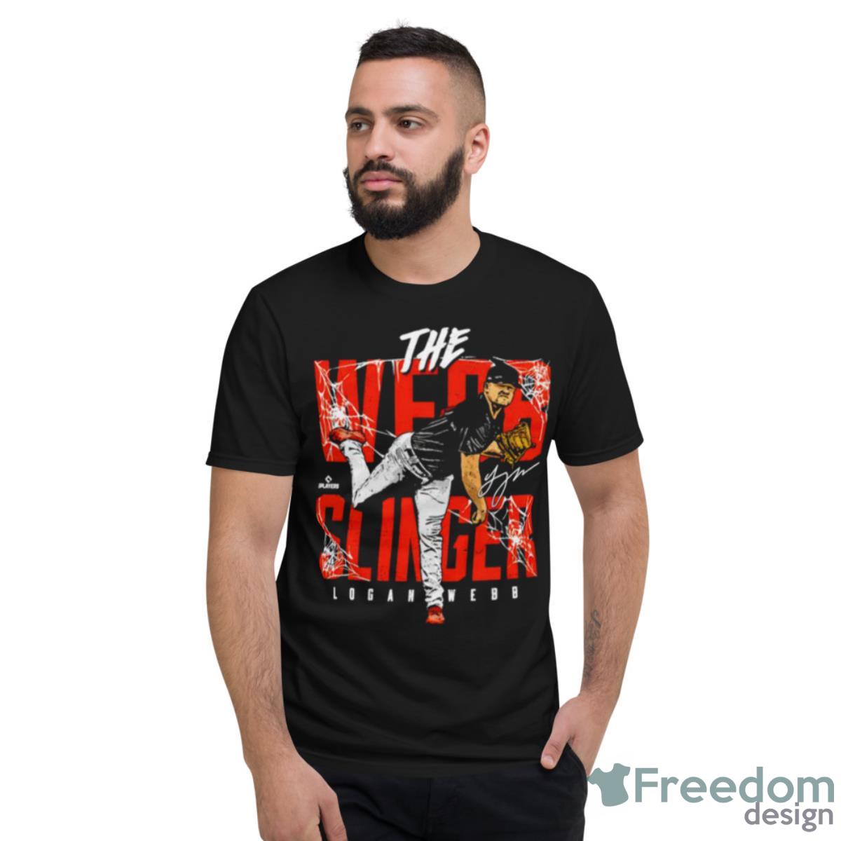 Logan Webb San Francisco Webb Slinger Shirt - Short Sleeve T-Shirt