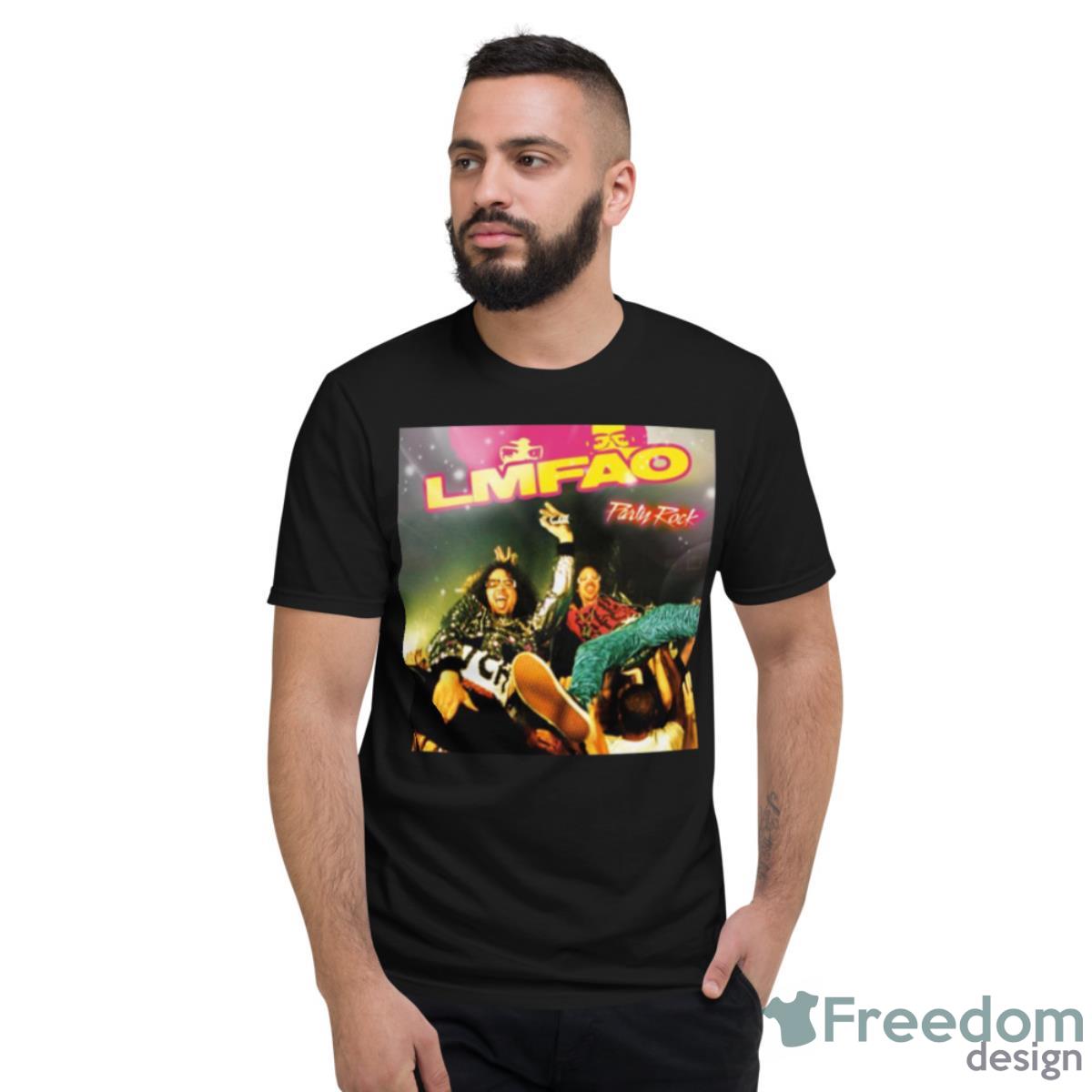 Logo Band Lmfao Music Product Shirt - Short Sleeve T-Shirt