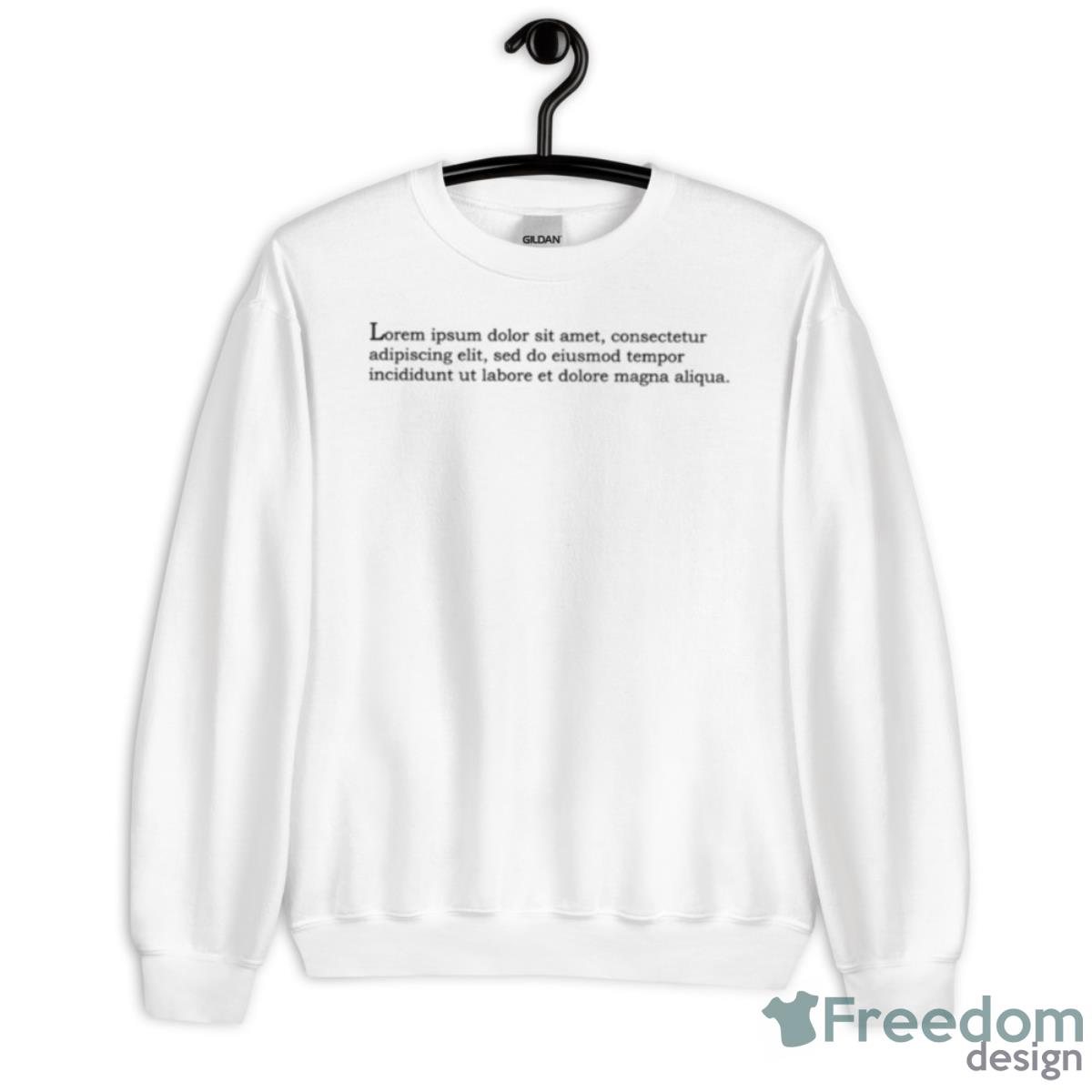 Lorem Ipsum Dolor Sit Amet Shirt - Unisex Heavy Blend Crewneck Sweatshirt
