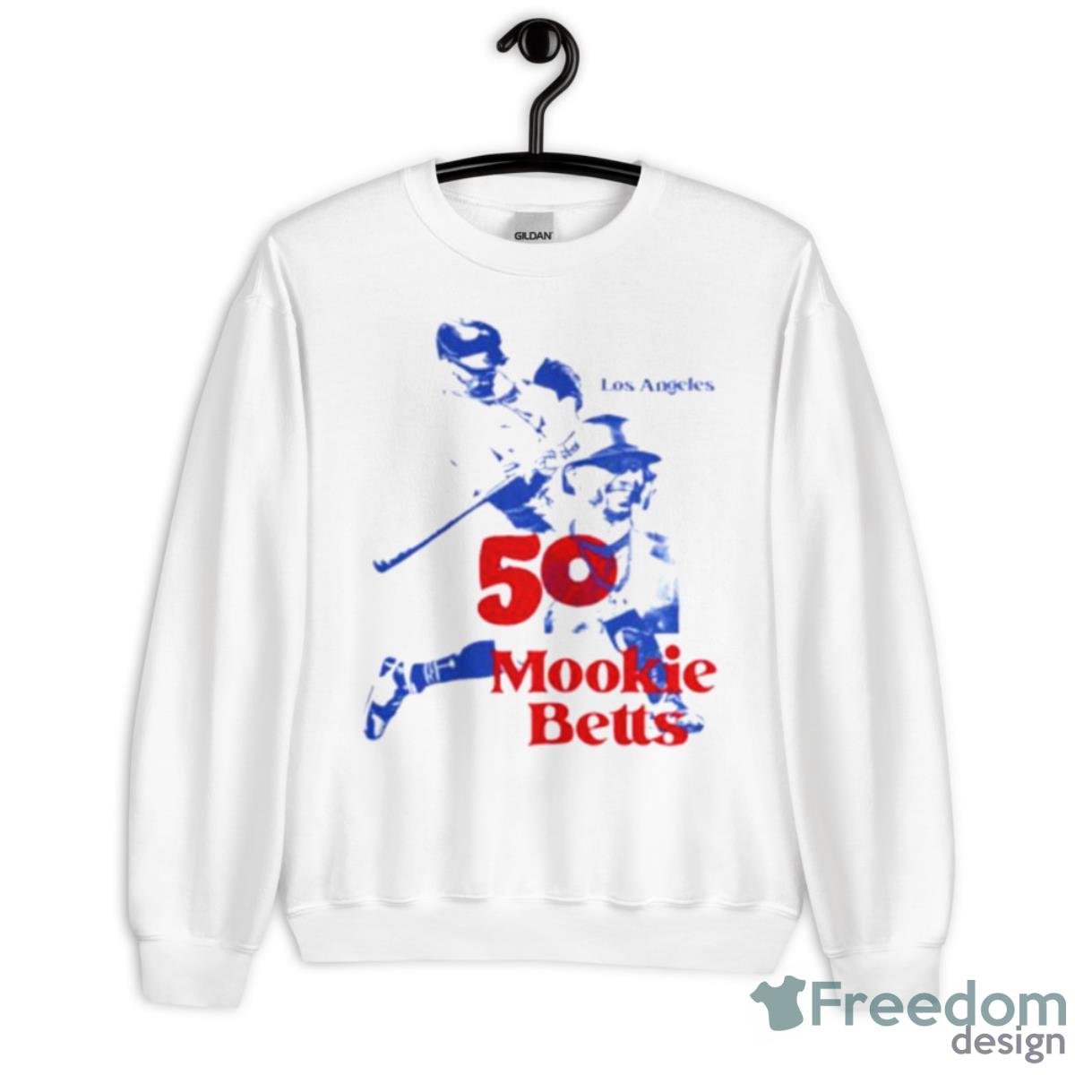 Los Angeles 50 Mookie Betts Shirt - Unisex Heavy Blend Crewneck Sweatshirt