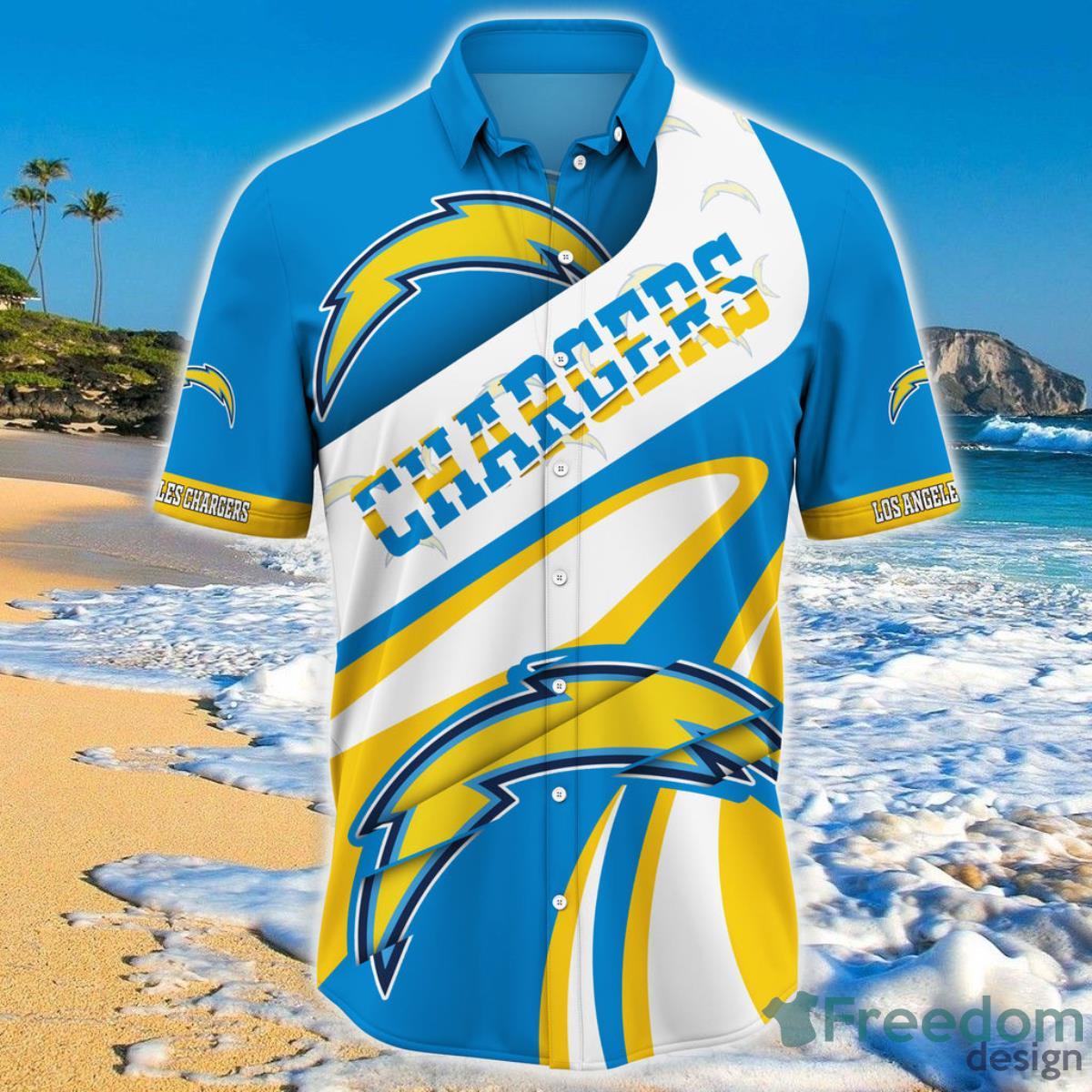 Cool NFL Los Angeles Chargers Baseball Jersey Skeleton And Flowers