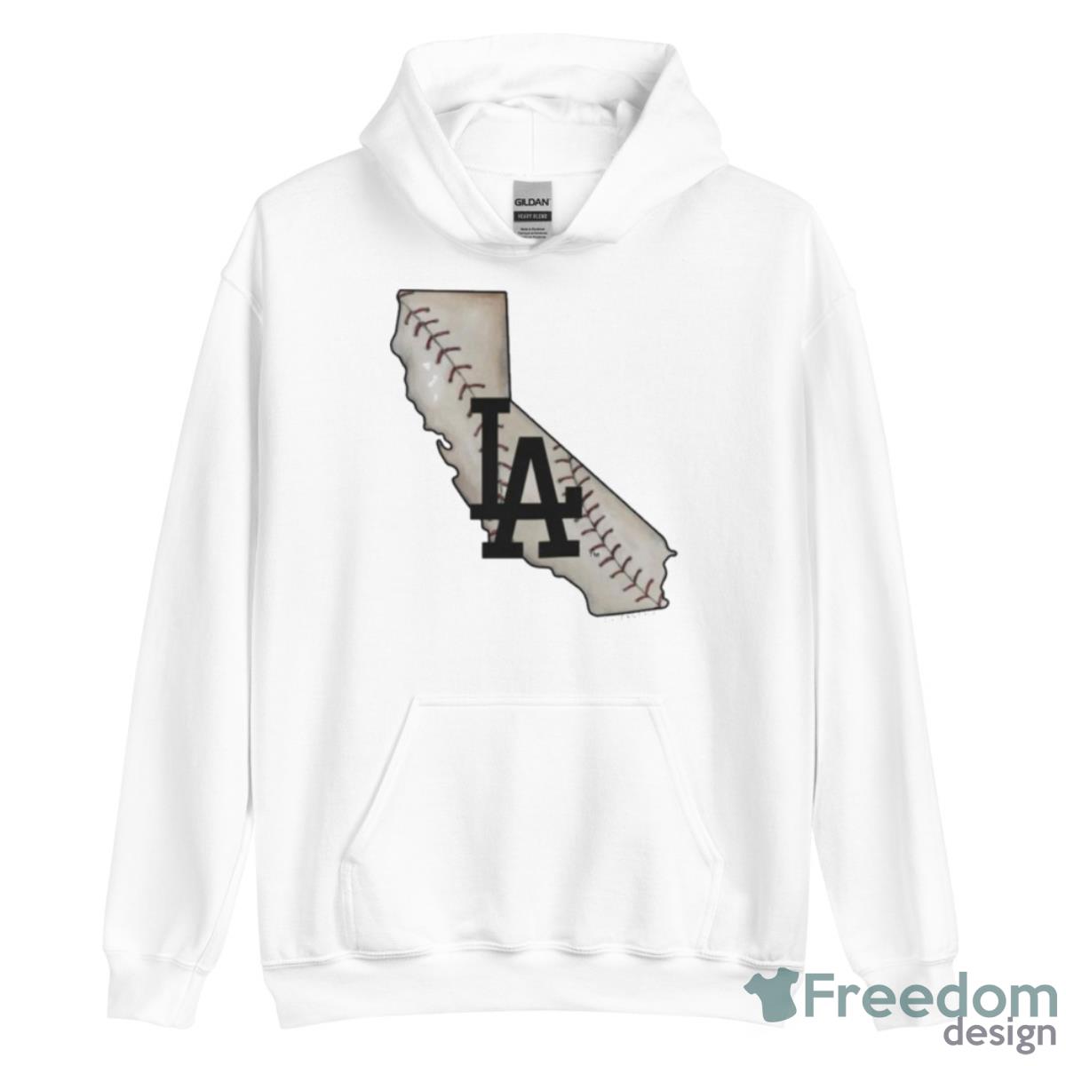 Los Angeles Dodgers State Outline Shirt - Unisex Heavy Blend Hooded Sweatshirt Los Angeles Dodgers State Outline Shirt - Unisex Heavy Blend Hooded Sweatshirt