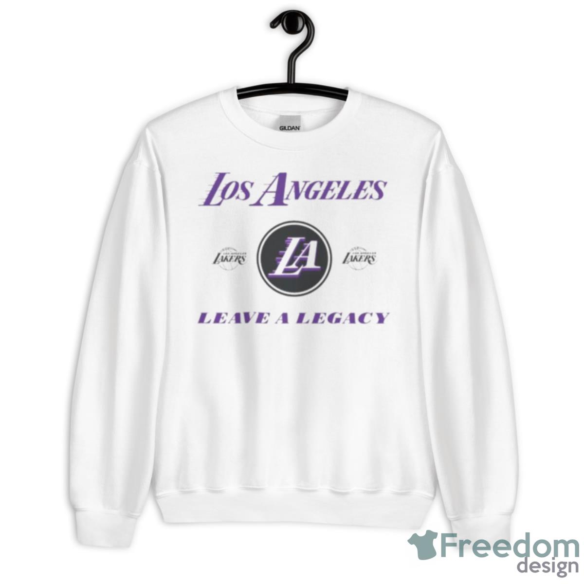 Los Angeles Lakers ’47 2023 City Edition Backer Franklin Shirt - Unisex Heavy Blend Crewneck Sweatshirt
