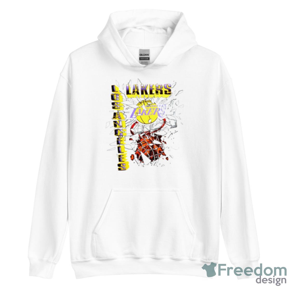 Los Angeles Lakers Big Face 6.0 Shirt - Unisex Heavy Blend Hooded Sweatshirt