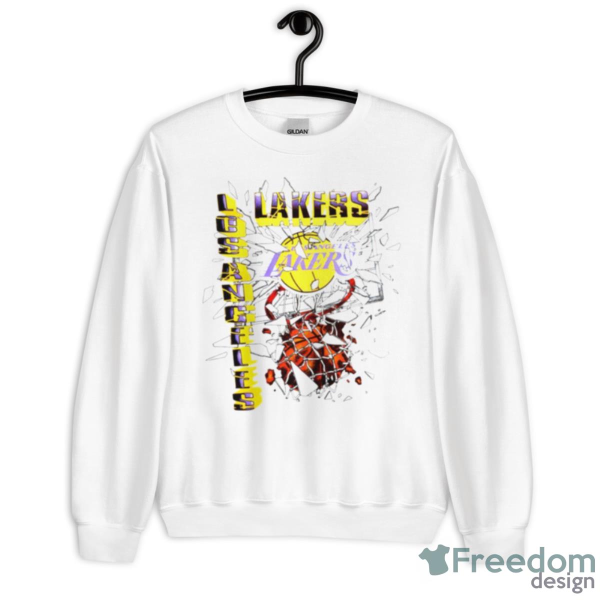 Los Angeles Lakers Big Face 6.0 Shirt - Unisex Heavy Blend Crewneck Sweatshirt