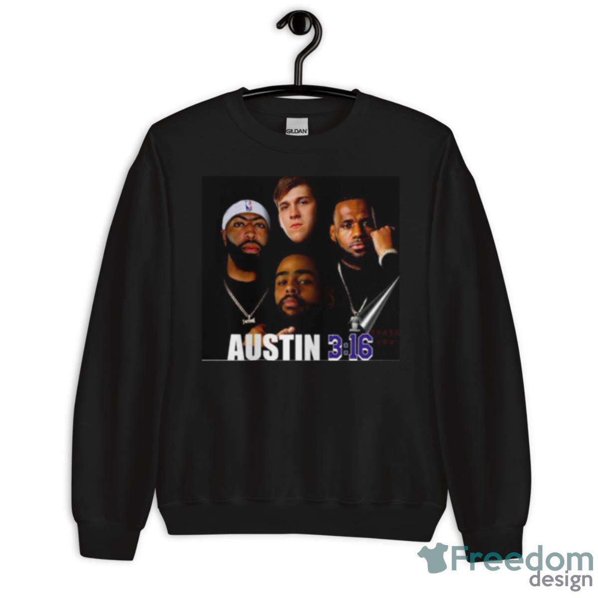 Los Angeles Lakers MVP Austin 3 16 Shirt - Unisex Crewneck Sweatshirt