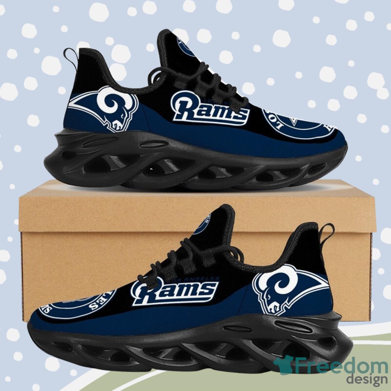 Los Angeles Rams Max Soul Sneakers Running Shoes NFL Gifts NFL Product Photo 2