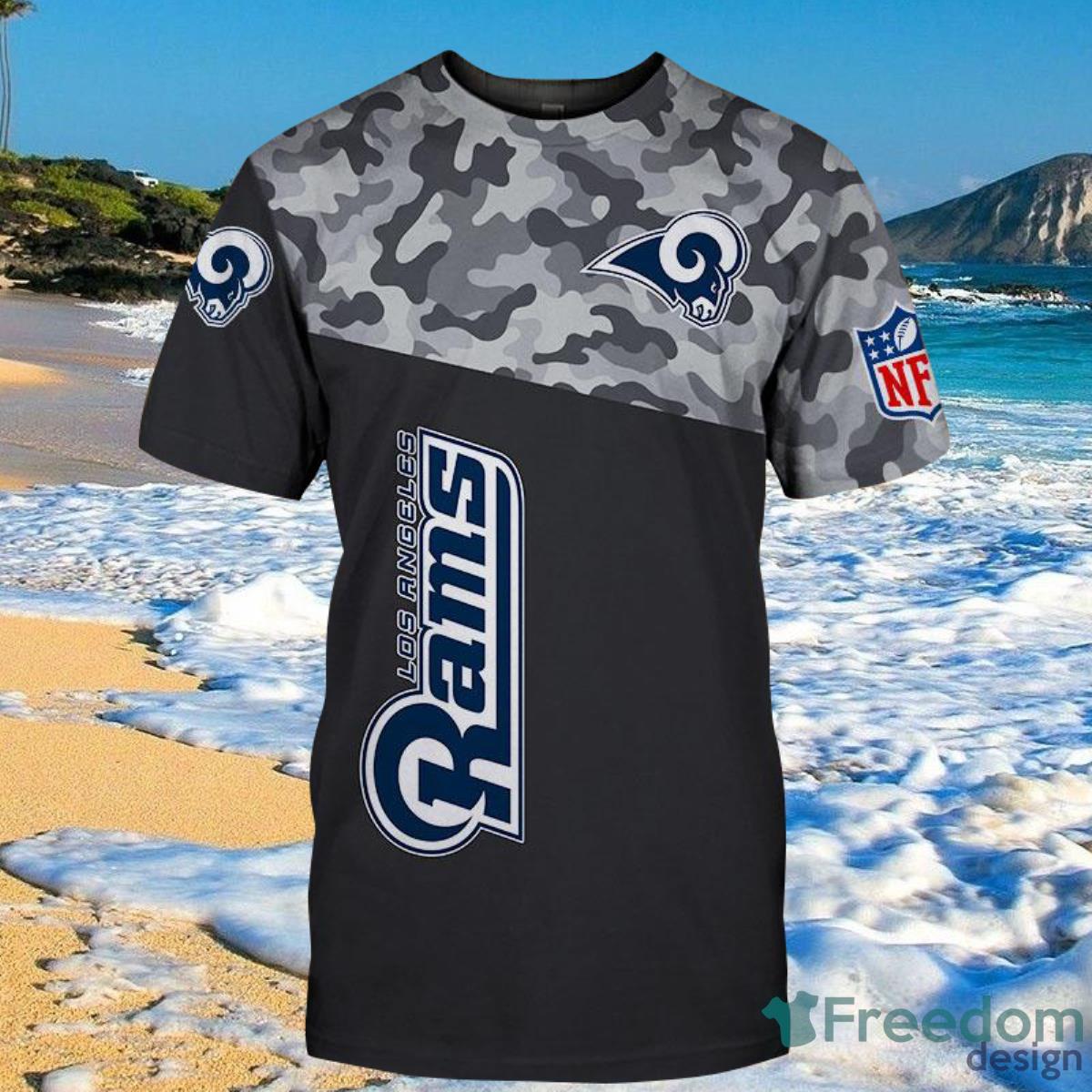 Los Angeles Rams Military Shirt 3D For Men And Women - Freedomdesign