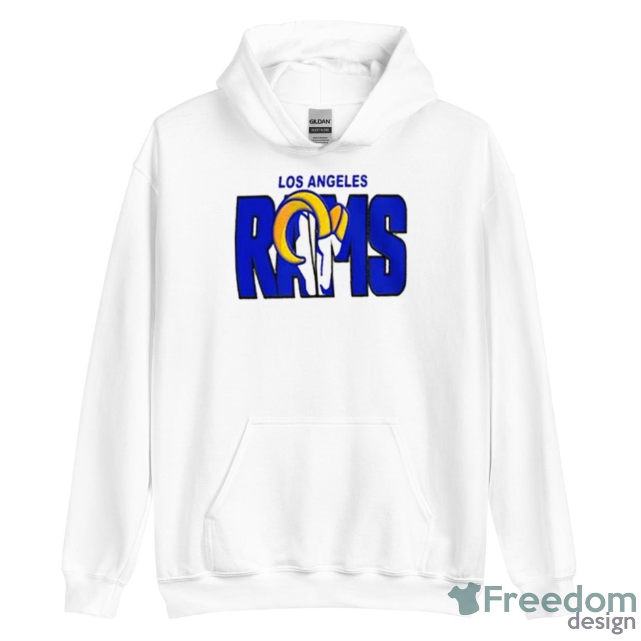 Los Angeles Rams New Era 2023 NFL Draft Shirt - Unisex Heavy Blend Hooded Sweatshirt