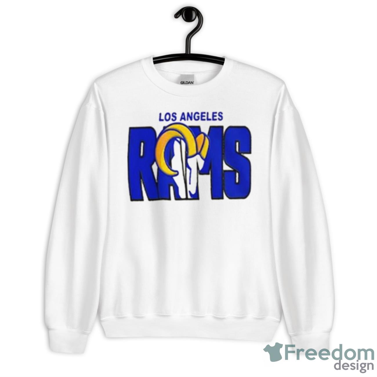 Los Angeles Rams New Era 2023 NFL Draft Shirt - Unisex Heavy Blend Crewneck Sweatshirt