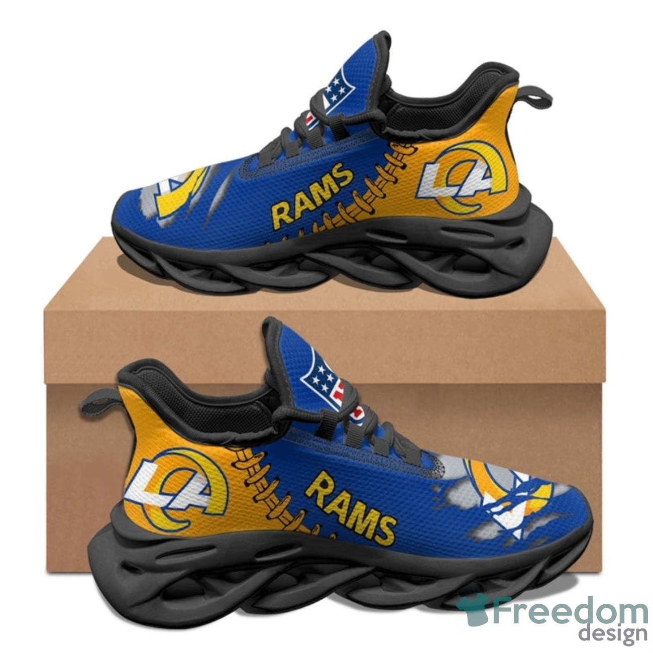 Los Angeles Rams NFL Max Soul Sneakers Running Shoes Product Photo 1