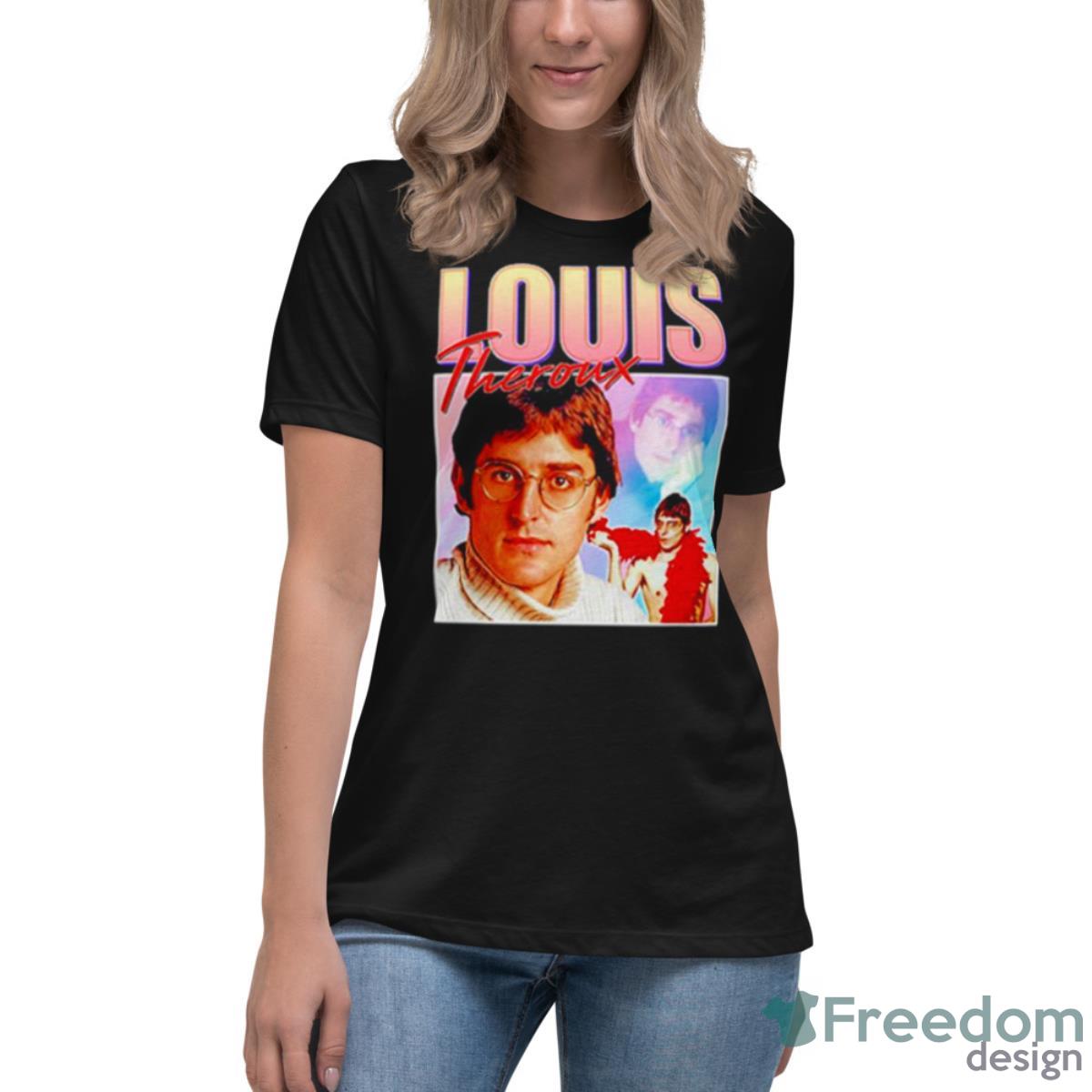 Louis Theroux Vintage Shirt - Womens Relaxed Short Sleeve Jersey Tee Louis Theroux Vintage Shirt - Womens Relaxed Short Sleeve Jersey Tee