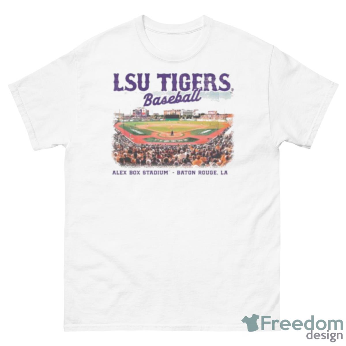 Louisiana State University Baseball Stadium 2023 Shirt - 500 Men’s Classic Tee Gildan