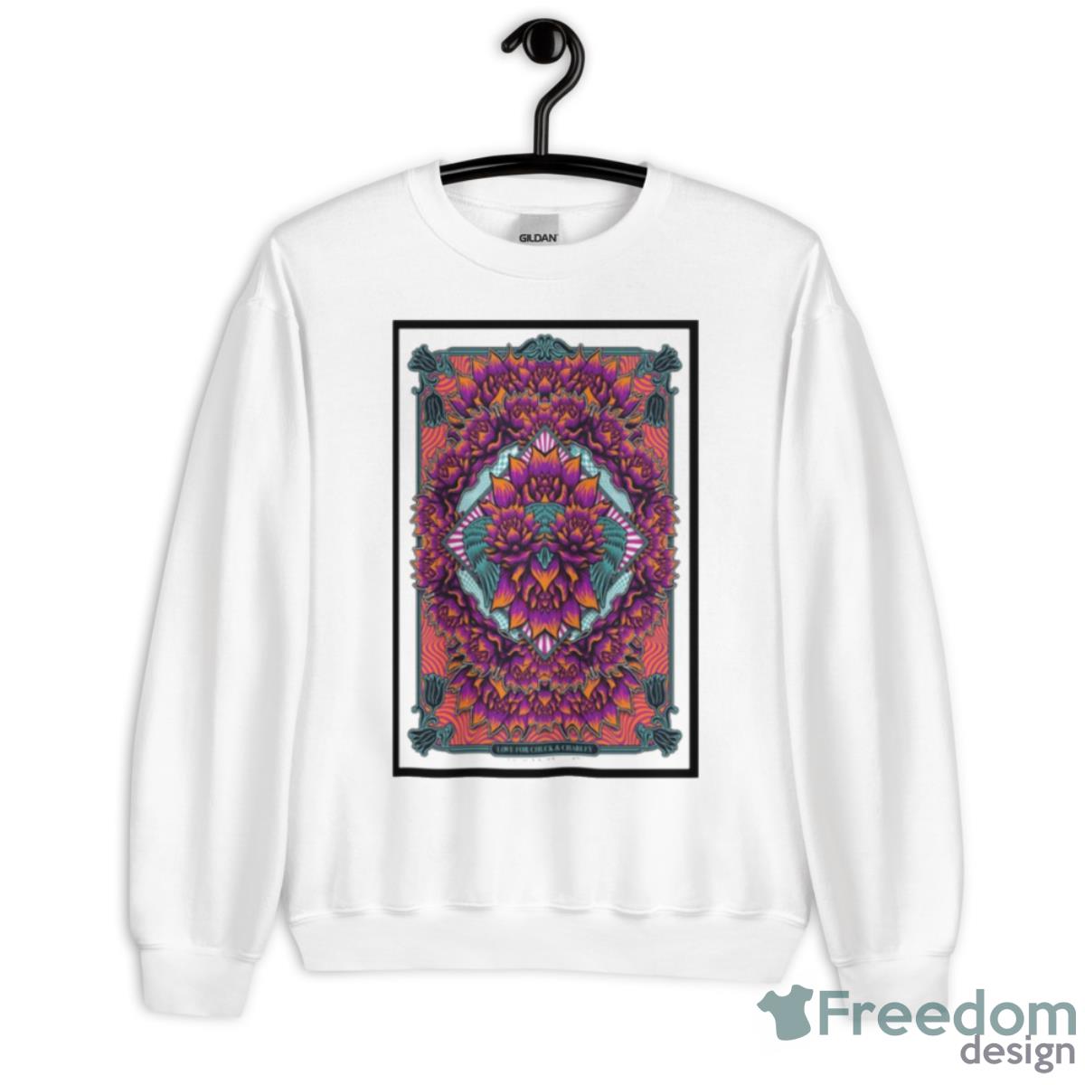 Love For Chuck & Charley Morris Tribute Poster Shirt - Unisex Heavy Blend Crewneck Sweatshirt