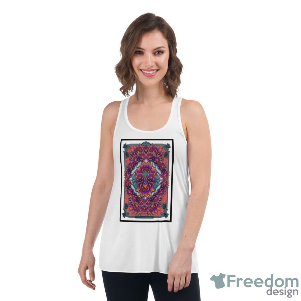 Love For Chuck & Charley Morris Tribute Poster Shirt - Womens Flowy Racerback Tank Love For Chuck & Charley Morris Tribute Poster Shirt - Womens Flowy Racerback Tank