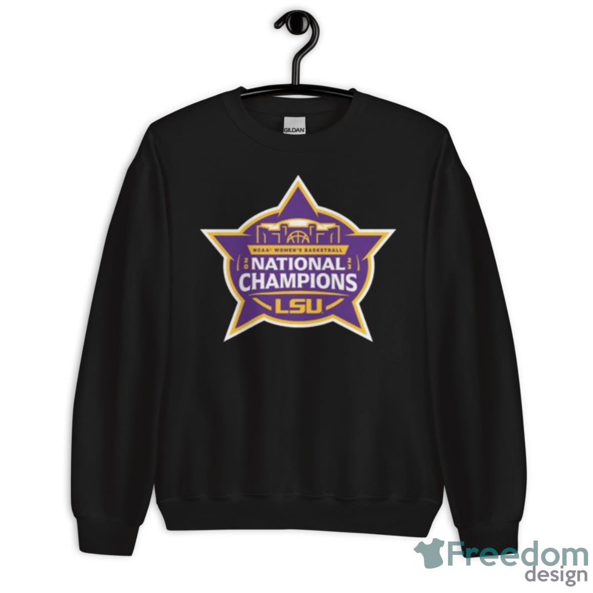 LSU 2023 Women’s National Champions Swish Logo Shirt - Unisex Crewneck Sweatshirt