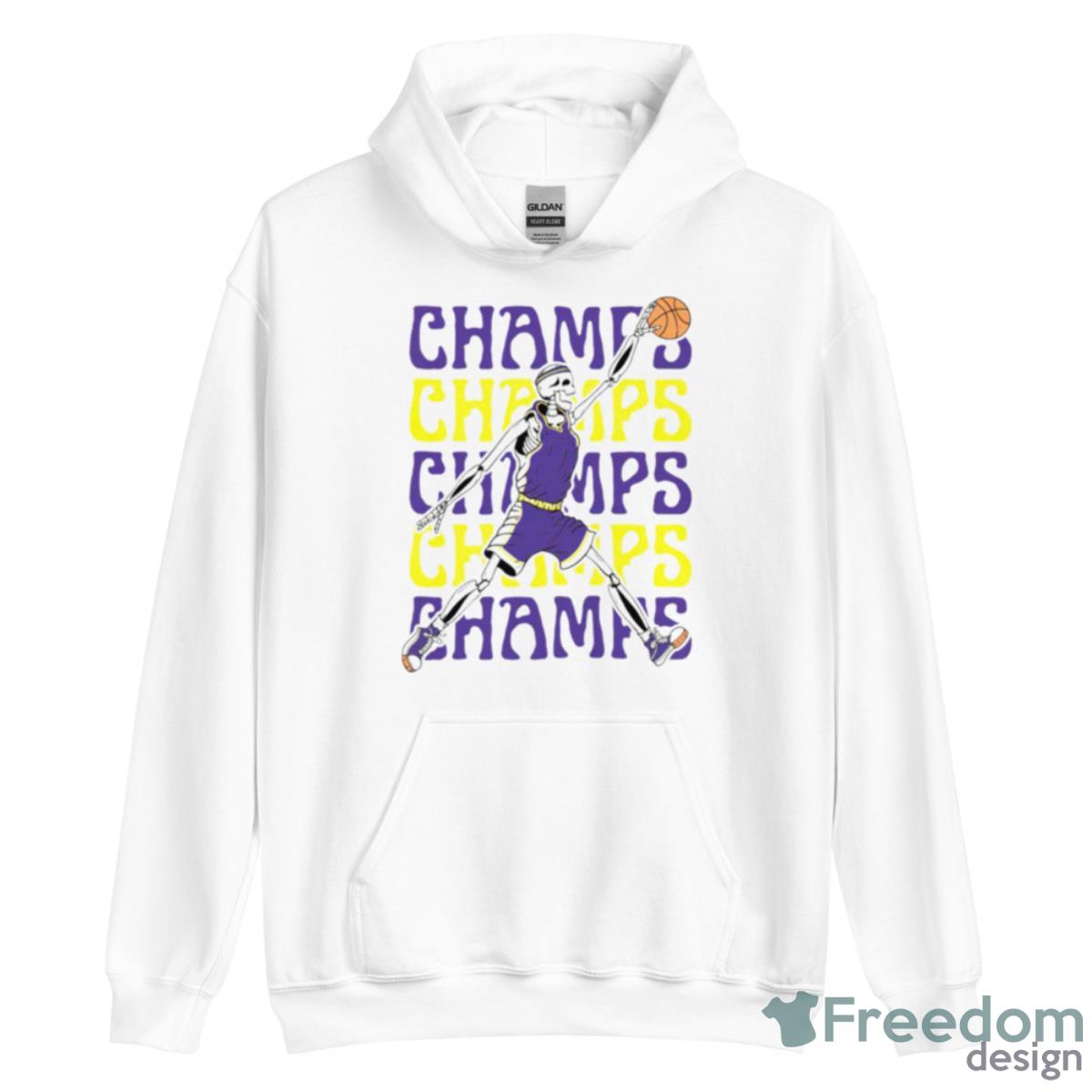 LSU Skeleton Champs Shirt - Unisex Heavy Blend Hooded Sweatshirt