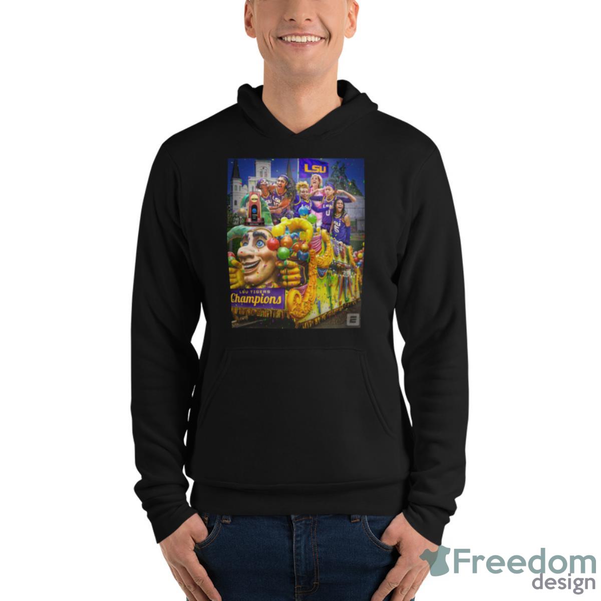 Lsu Tiger 2023 First National Champions Parade In Louisiana Shirt -  Freedomdesign