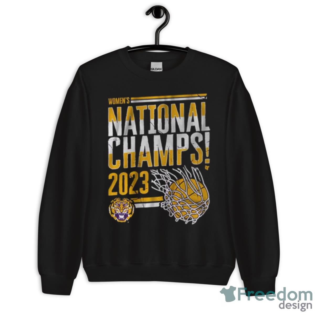 LSU Tiger 2023 Women’s National Champions Swish Shirt - Unisex Crewneck Sweatshirt