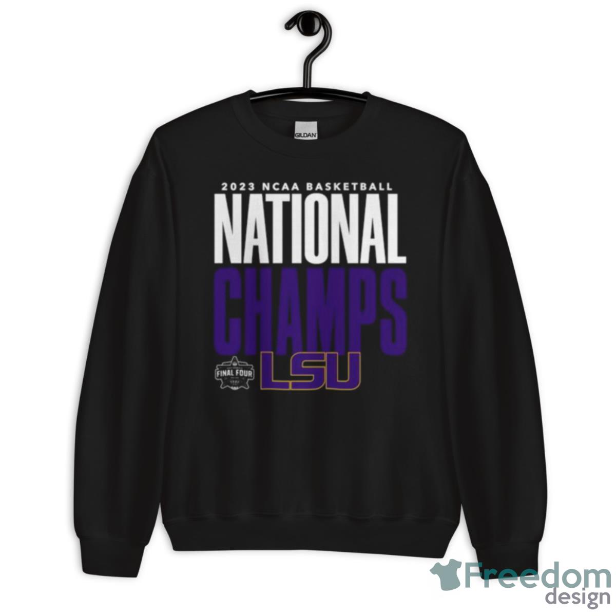 LSU Tigers 2023 NCAA Basketball National Champions Shirt - Unisex Crewneck Sweatshirt