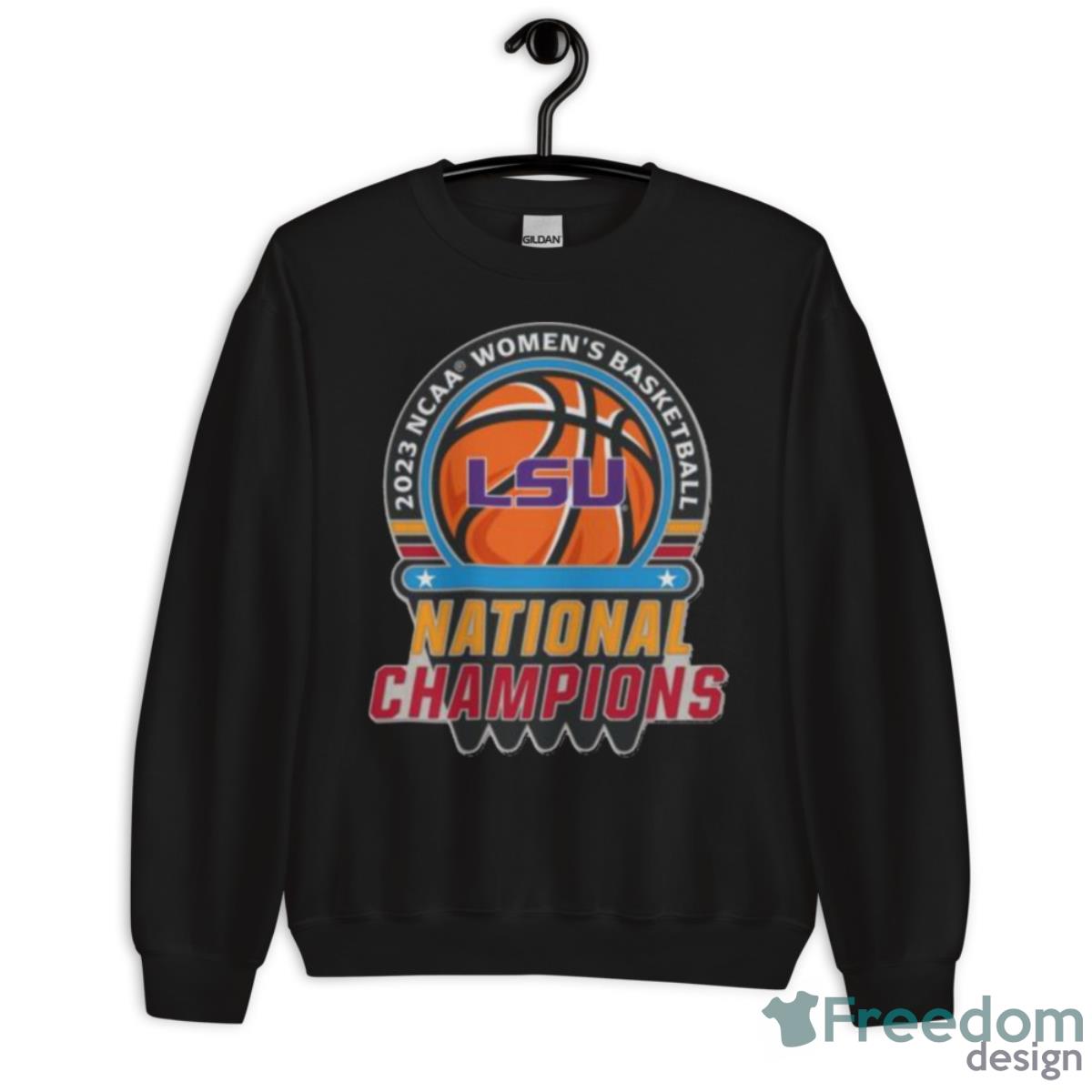 LSU Tigers 2023 NCAA Women’s Basketball National Champions Collector Shirt - Unisex Crewneck Sweatshirt