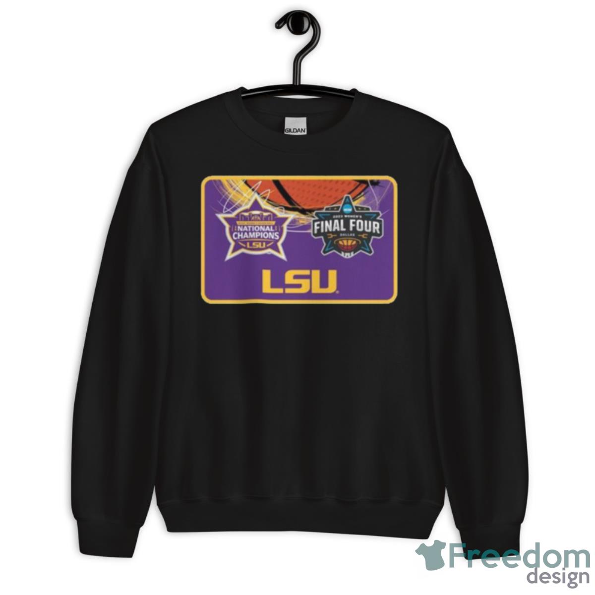 LSU Tigers 2023 NCAA Women’s Basketball National Champions Three Pack Shirt - Unisex Crewneck Sweatshirt